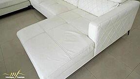 Milf Stepmother Discovers Stepson's Used Condom and Seduces Him for Quickie Cowgirl Ride with Creampie