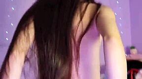 hey bunny girl, let's play with fingers and buttplug in lingerie - waifus juice