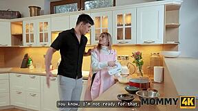 Mommy4k got so horny she fucked young 18+ dude at first meeting!