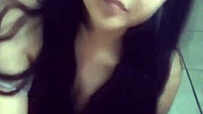 so this amateur latina teen gets wild with oral sex and swallows cumshot from big cock in close up