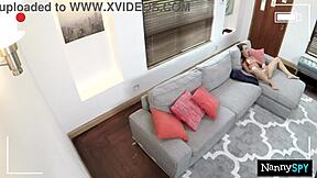 Charity Crawford caught masturbating her tight wet pussy