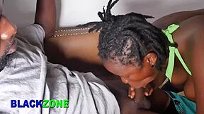 Whoa, check out this security officer banging the curvy ebony housemaid in the bedroom