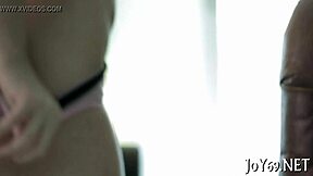 i'm a solo cutie stimulating my tits and twat with dildo fingering... oops, feels so wet and tight