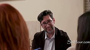 dick or pussy which one feels better for virgin teen in first time threesome sex?