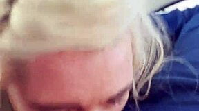 Real hooker takes a facial