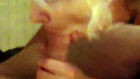 Pigtailed milf engages in group activity with husband watching the intense encounter.