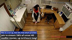 Lenna Lux aka Bill Gapes gets gyno exam on spy cam from Doctor Tampa at Girlsgonegyno