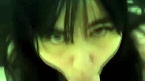 so this amateur latina teen gets wild with oral sex and swallows cumshot from big cock in close up