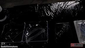 doctor mephisto used surgical staples to close up naughty masochists swollen pussy lips in hospital