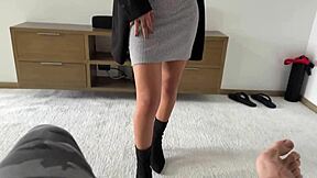 Petite Latina Teen Delivers Intense Rimjob and Rough POV Sex with Monster Cock and Creampie Finish