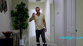 Babysitter Slut Flashing Perky Tits to Horny Old Man for Petite Teen Fucking