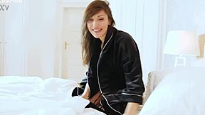 tiny young 18+ milf lilu moon fucks hard in this homemade sex tape with big cock