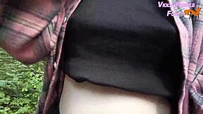 Risky forest nudity solo adventure 🌳