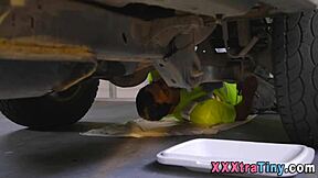 in the casual tale, small teen tits get covered in sperm after hardcore action with monster cock