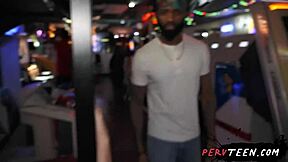 Ebony Chick In Lingerie Gets Sneaky Big Cock From Horny Tattooed Guy In Cowgirl Riding