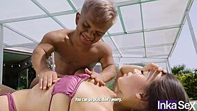 Colombian Stepsister With Perfect Vagina Teases Me As Dwarf In Gym Flashing Session