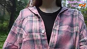 Risky forest nudity solo adventure 🌳