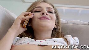 frustrated teen 18+ swaps her boyfriend's small 18+ dick for a big black cock in hardcore interracial reality