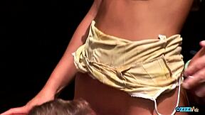 Hey sexy asian teen, ready for double penetration from two gardeners with monster cocks?