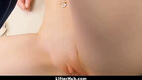 caught this thief hiding stolen stuff in the garage so i ripped her clothes and punished her with domination