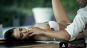 Petite Nata Ocean Hungry for Boyfriend's Cock Gets Pussy Covered in Cum