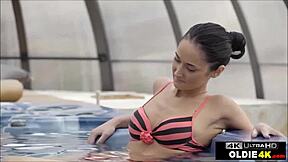 Teen with fetish offers mouth and pussy to older man for hardcore fucking!