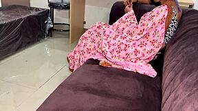 Suggestive college girl gets fucked hard after coming over for project work