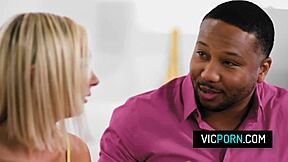 Hey swingers, why not seduce this horny teen couple for a wild interracial orgy fuck session?