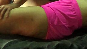 Amateur teen with big tits gets strong anal sex from stepdad after dubious massage