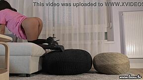 hottest brunette babe college girl shows up for fashion shooting lingerie try on that becomes fake photoshoot