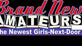 Hot brunette Katie Walls gives a footjob and gets her pussy fingered