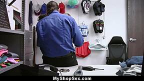 madison haze caught stealing at self checkout counter