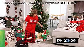 Joining my stepsis and stepmom for some Christmas fucking fun. Elizabeth Skylar and Sky Wonderland make it wild.