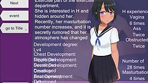 Feeling Up a Girl JK Osawari Walkthrough! No Commentary Part 2 Continues at Hotel with Anal Creampie!