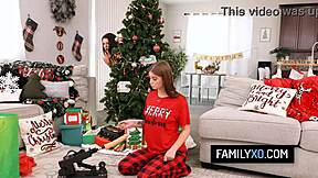 Joining my stepsis and stepmom for some Christmas fucking fun. Elizabeth Skylar and Sky Wonderland make it wild.