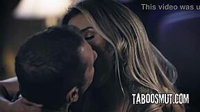 Stepdaughter Paige Owens Blows Stepdad in Deepthroat Before Riding Cowgirl and Doggystyle Missionary Sex