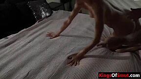 foreign step sister gave him a blowjob in the pool