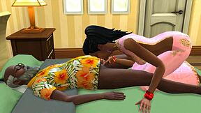 Indian step daughter finds naked father in law sad in room and sucks his cock