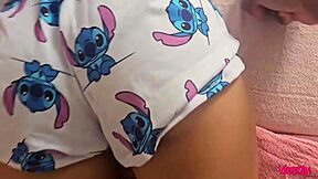 skinny brazilian teen with big natural tits got caught watching porn by her bbc stepdad who made her squirt hard in interracial homemade riding and doggystyle on sheer