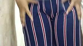 Indian Girl Bathing and Making Video for Boyfriend Riya Thakur