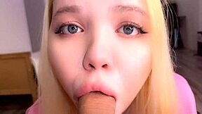 Oh Wow, A Charming Student Caresses An Adult Mans Cock Until Creampie And Facial Cumshot!