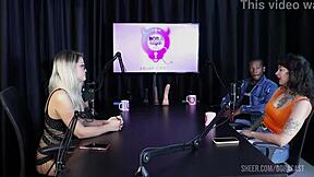 what's in this compilation from hyoran carvalho with sheer red lingerie?