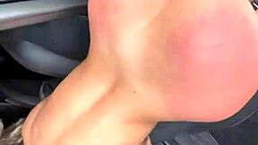 Why not hard sex in car destroying petite slut's tight pussy with huge cock?