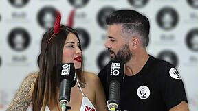 Sara Blonde in the spicy room of the Argentine Elo Podcast - full interview, she's so hot and wet 😏🔥