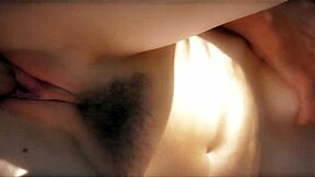 I'm on this hairy adventure with a natural looking girl in outdoor cowgirl riding and doggystyle fucking