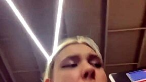 Crazy Squirting Orgasm Hits Teen During Gym Training! Wet Pussy Explodes.