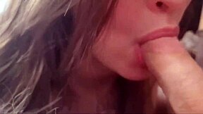 Perfect Wife Gives Cuckold Dirty Talk Blowjob With Cumshot On Tits