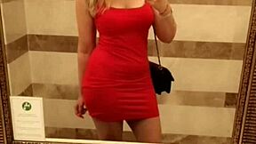 Did I really pull off my tiny 18+ panties in the vacation toilet for fun?