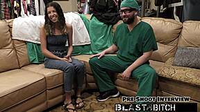 aria nicole gets creampied while getting ultrasound pov version with close up moaning and petite spreading