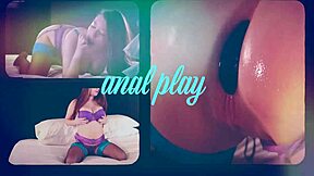 Blonde college girl in lingerie hints at first-time creampie during pov fuck in chubby curvy homemade session